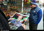 مردم کوچه و بازار تهران آماده استقبال از پیکر مطهر سپهبد شهید قاسم سلیمانی