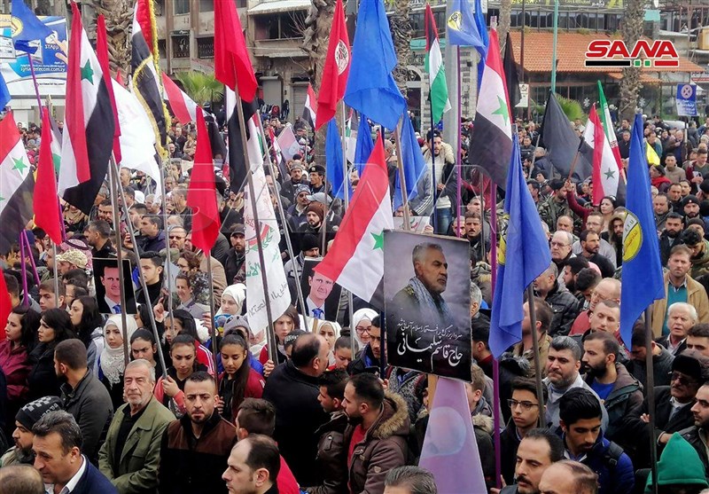 Hundreds Commemorate Iranian Top Gen. Soleimani in Syria’s Homs