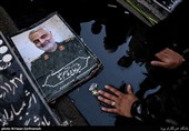 حال و هوای محل تدفین سپهبد شهید قاسم سلیمانی