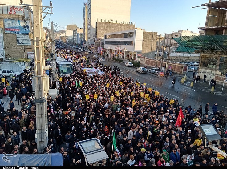 سردار قاسم سلیمانی , راهپیمایی , 