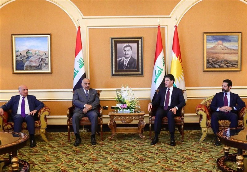 عادل عبدالمهدی المنتفکی , کردستان عراق , 