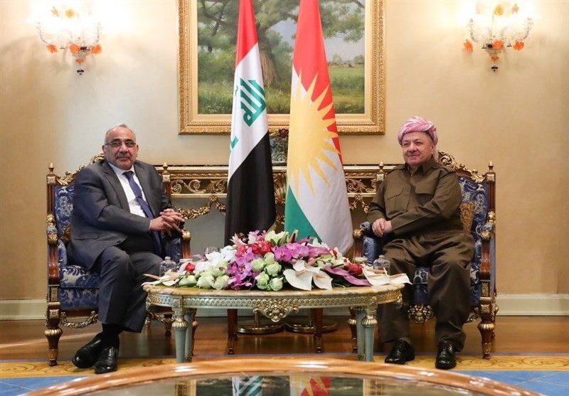 عادل عبدالمهدی المنتفکی , کردستان عراق , 