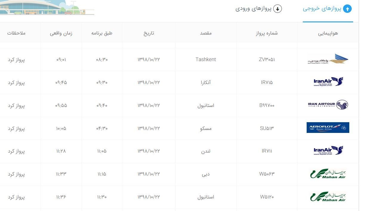 فرودگاه بین‌المللی امام خمینی , 