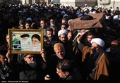 تشییع پیکر مرحوم آیت‌الله رسولی محلاتی - قم