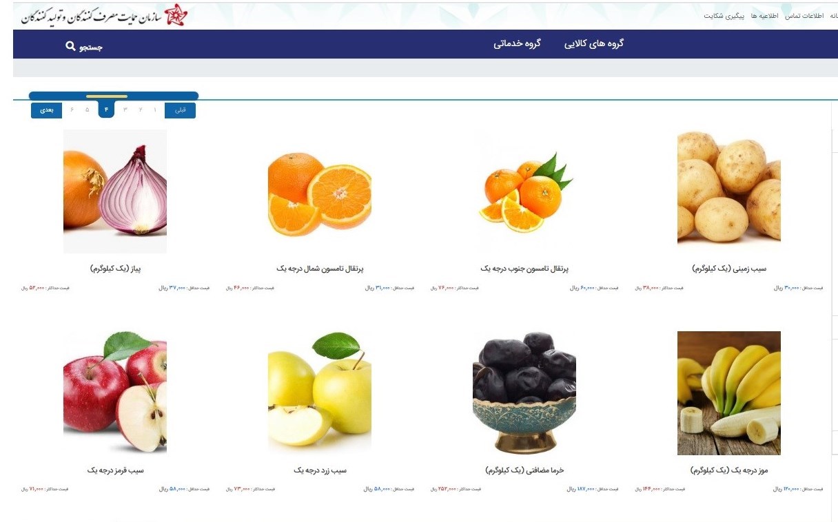 سازمان حمایت , بازار میوه , 