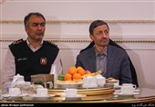  پرویز فتاح در مراسم گرامیداشت سومین سالگرد حادثه پلاسکو وشهدای آتش نشان
