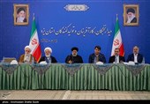  آیت الله رئیسی رئیس قوه قضاییه  و  آیت‌الله محمدرضا ناصری یزدی  نماینده ولی فقیه  در یزد و محمدعلی طالبی استاندار یزد و حجت الاسلام و المسلمین محسنی اژه‌ای معاون اول قوه قضائیه