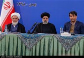  آیت الله رئیسی رئیس قوه قضاییه  و  آیت‌الله محمدرضا ناصری یزدی  نماینده ولی فقیه  در یزد و محمدعلی طالبی