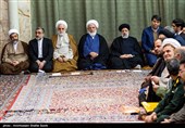 دیدار آیت الله رئیسی رئیس قوه قضاییه با خانواده شهدا و اقشار مردم یزد