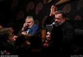 حاج منصور ارضی در مراسم عزادارای ایام فاطمیه(س) در هیأت ریحانة الحسین