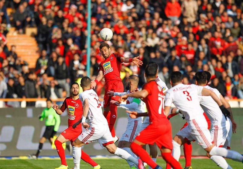 فوتبال , تیم فوتبال پرسپولیس , تیم فوتبال تراکتور تبریز , لیگ برتر فوتبال ,