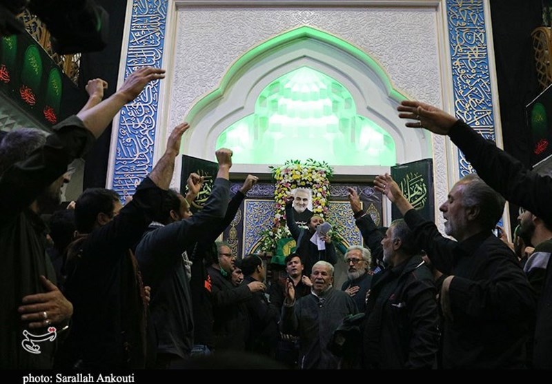 سردار قاسم سلیمانی , شهید سپهبد قاسم سلیمانی , فاطمیه|ایام فاطمیه , عزاداری , استان کرمان , 