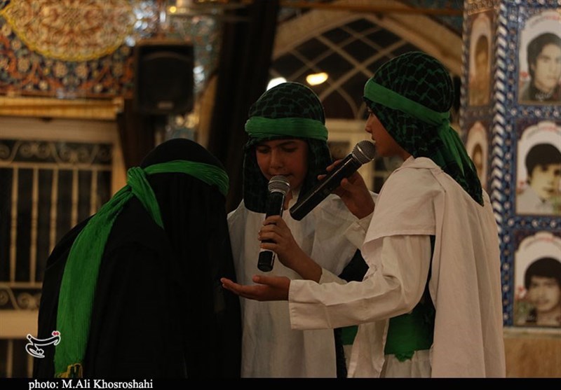سردار قاسم سلیمانی , شهید سپهبد قاسم سلیمانی , استان کرمان , تعزیه , فاطمیه|ایام فاطمیه , عزاداری ,