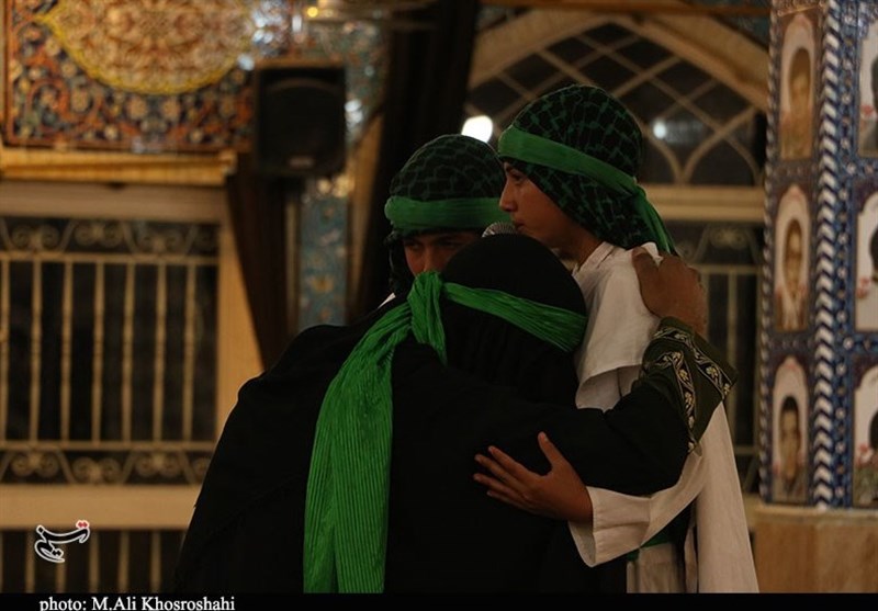 سردار قاسم سلیمانی , شهید سپهبد قاسم سلیمانی , استان کرمان , تعزیه , فاطمیه|ایام فاطمیه , عزاداری ,