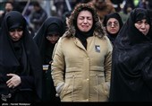 مراسم عزاداری شهادت حضرت زهرا(س) در میدان هفت تیر تهران