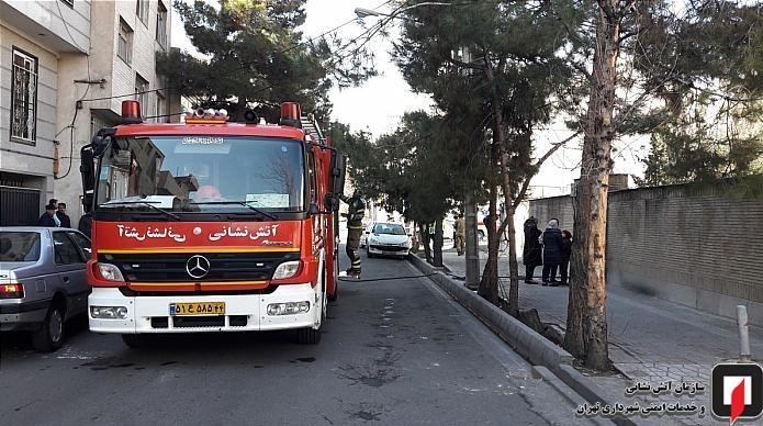 آتش‌نشانی , سازمان آتش‌نشانی تهران , آتش‌سوزی , 
