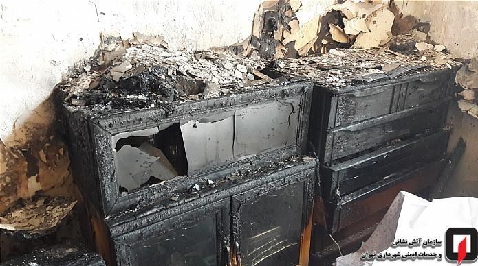 آتش‌نشانی , سازمان آتش‌نشانی تهران , آتش‌سوزی , 