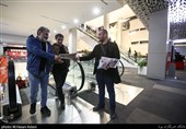 مهدی صبایی بازیگر در دومین روز سی‌وهشتمین جشنواره فیلم فجر در پردیس سینمایی چارسو 