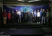 عوامل فیلم  «سینما شهر قصه»  در دومین روز سی‌وهشتمین جشنواره فیلم فجر در پردیس سینمایی چارسو 