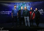 عوامل فیلم  «سینما شهر قصه»  در دومین روز سی‌وهشتمین جشنواره فیلم فجر در پردیس سینمایی چارسو 