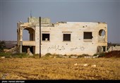 آثار بجامانده از انفجار گروهک تروریستی داعش در نزذیکی شهرهای نبل و الزهرا