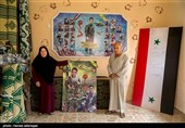 پدر و مادر یکی از شهدای شهرهای نبل و الزهرا سوریه