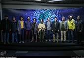 عوامل فیلم «پوست»در پنجمین روز سی و هشتمین جشنواره فیلم فجر در پردیس چارسو