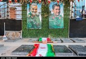گلزار شهدای کرمان در آستانه برگزاری مراسم اربعین  سپهبد شهید حاج قاسم سلیمانی