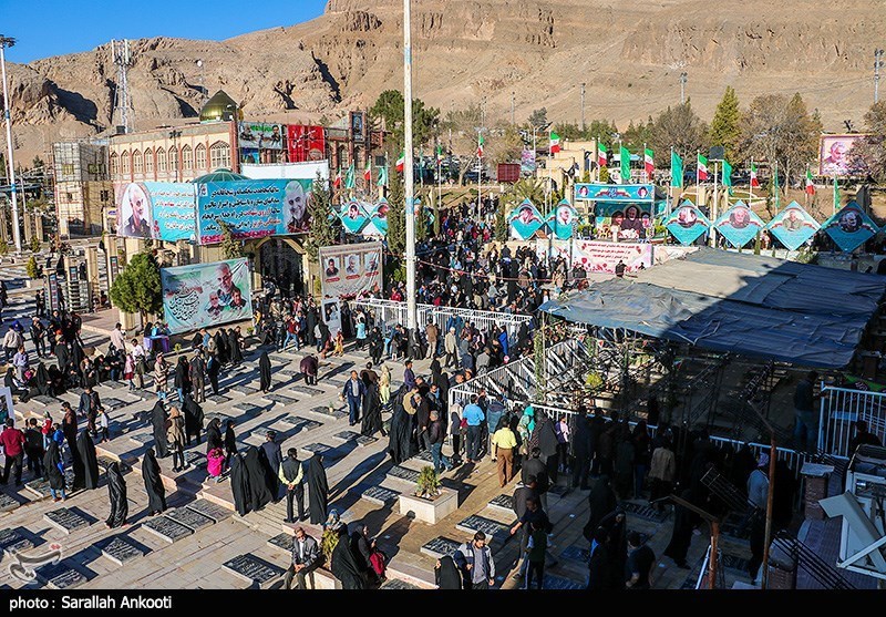 گلزار شهدای کرمان در آستانه برگزاری مراسم اربعین  سپهبد شهید حاج قاسم سلیمانی