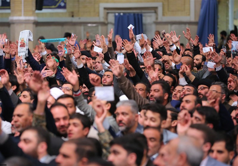 دیدار مداحان با رهبر انقلاب