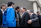 اسحاق جهانگیری معاون اول رئیس جمهور در حاشیه جلسه هیئت دولت
