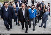 اسحاق جهانگیری معاون اول رئیس جمهور در حاشیه جلسه هیئت دولت