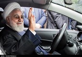 رونمایی از چهار خودرو تولید داخل با حضور حجت‌الاسلام حسن روحانی رئیس‌جمهور