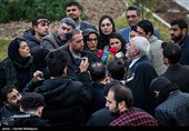 محمدجواد ظریف وزیر امور خارجه در جمع خبرنگاران