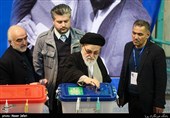 صندوق اخذ رای در حسینه جماران