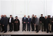 محمدباقر قالیباف  کاندیدای یازدهمین دوره انتخابات مجلس شورای اسلامی در مسجد خاتم‌الانبیاء شهرک واوان اسلامشهر در محل اخذ رای