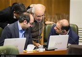 محمد علیخانی و محمدجواد حق‌شناس در جلسه علنی شورای شهر تهران