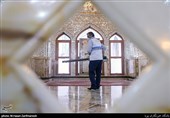 ضد عفونی کردن حرم حضرت عبدالعظیم حسنی(ع)
