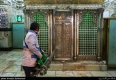 ضد عفونی کردن حرم حضرت عبدالعظیم حسنی(ع)