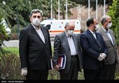 پیروز حناچی شهردار تهران در حاشیه آخرین جلسه هیئت دولت در سال ۹۸