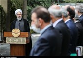 سخنرانی حجت‌الاسلام حسن روحانی رئیس جمهور در حاشیه آخرین جلسه هیئت دولت در سال ۹۸