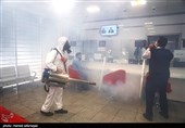 عملیات ضدعفونی ادارات و معابر عمومی محله نبرد
