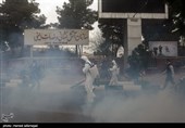 عملیات ضدعفونی معابر عمومی  و شهری محله نبرد تهران
