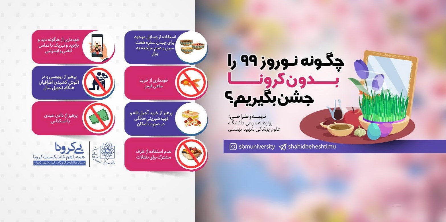 ویروس کرونا , عید نوروز , سفرهای نوروزی , بهداشت و درمان , تغذیه سالم ,