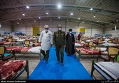 بازید امیرسرتیپ جهانشاهی معاون هماهنگ کننده نیروی زمینی و امیر سرتیپ دوم دکتر موذنی رییس اداره بهداشت نزاجا از نقاهتگاه بزرگ نیروی زمینی