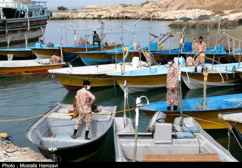 ضدعفونی اسکله پارسیان