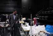 حضور معاون هنری وزیر در کارگاه تولید ماسک / قدردانی از هنرمندان و بنیاد رودکی