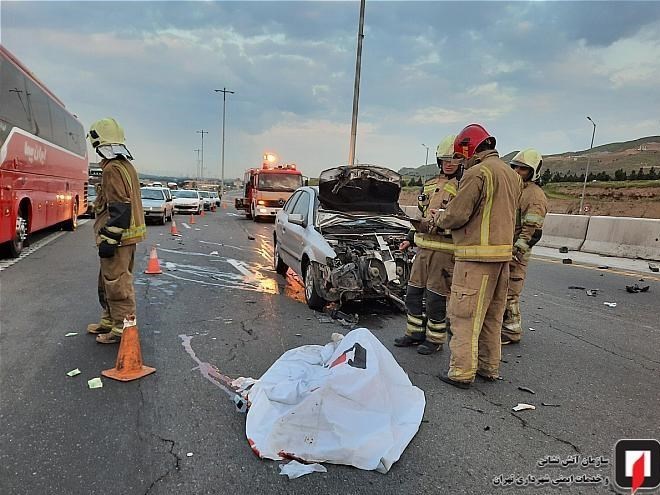 آتشنشانی , سازمان آتشنشانی تهران , حوادث جادهای ,