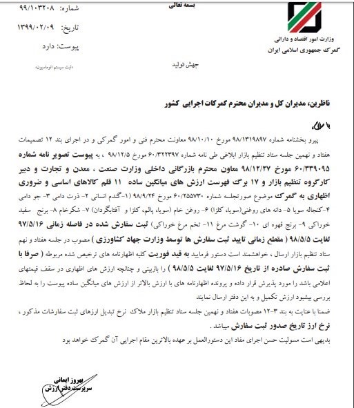 گمرک جمهوری اسلامی ایران ,