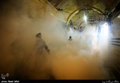 ضدعفونی بازارچه سنتی شهر ری و حرم حضرت عبدالعظیم حسنی (ع)
